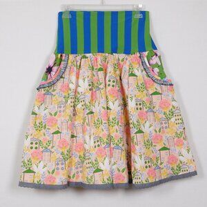 Matilda Jane Wonderful Parade Homeward Bound A-Line Skirt M